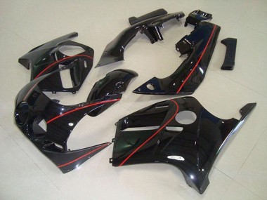 1988-1989 Glossy Black Red Line Honda CBR250RR MC19 Motorcycle Fairings Canada