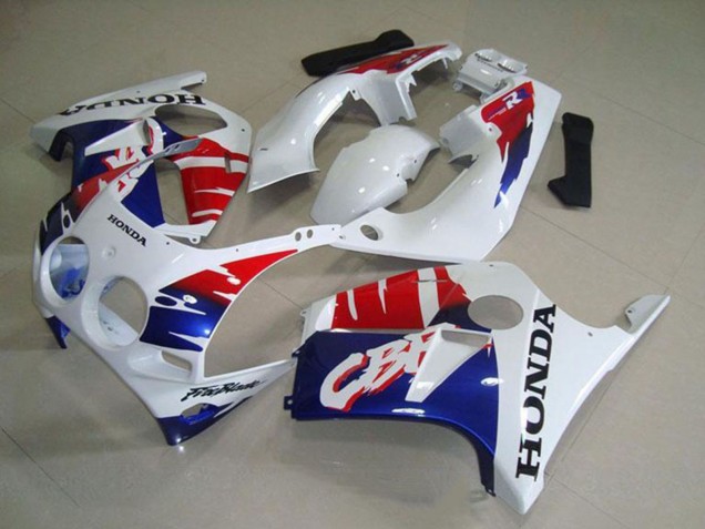 1988-1989 White Red Blue Honda CBR250RR MC19 Motorcycle Fairings Canada