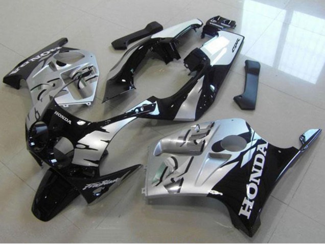 1988-1989 Silver Glossy Black Honda CBR250RR MC19 Motorcycle Fairings Canada