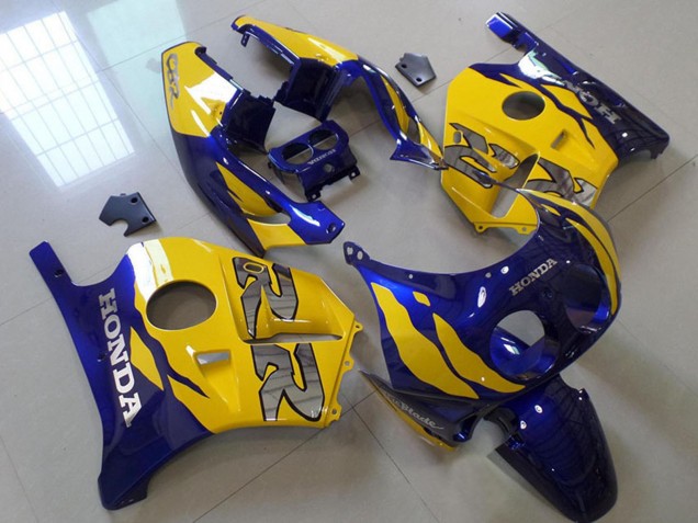 1990-1998 Yellow Blue Honda CBR250RR MC22 Motorcycle Fairing Canada