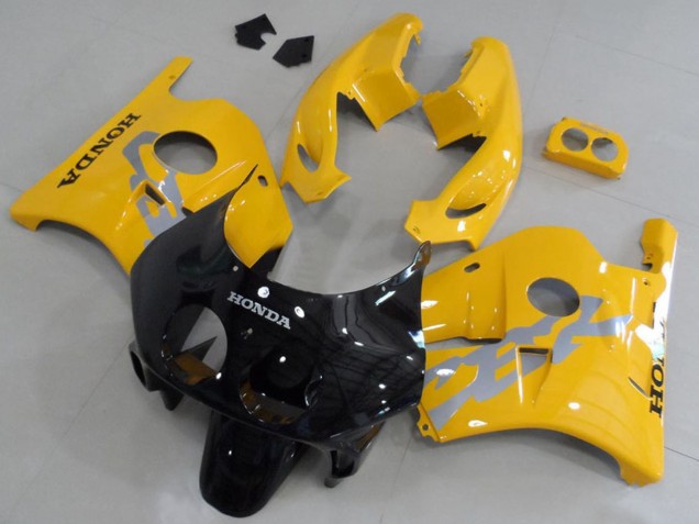 1990-1998 Yellow Glossy Black Honda CBR250RR MC22 Motorcycle Fairing Kits Canada