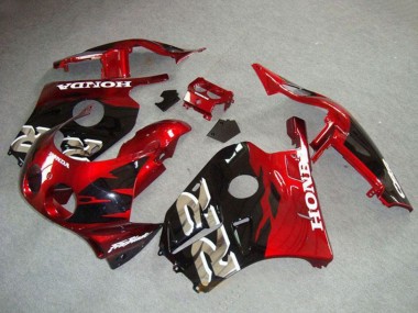 1990-1998 Red Glossy Black Honda CBR250RR MC22 Motorcycle Fairings Canada
