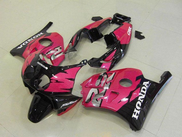 1990-1998 Pink Glossy Black Honda CBR250RR MC22 Motorcycle Fairings Canada