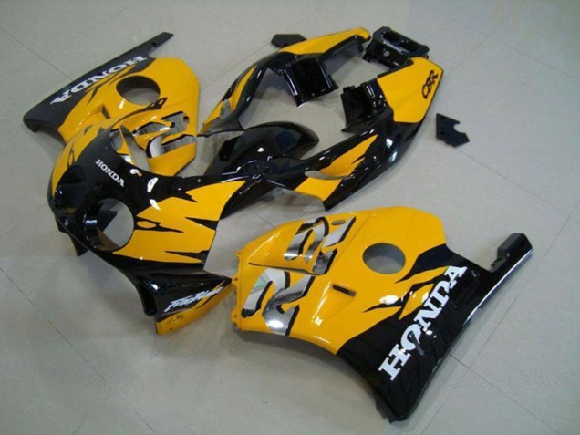 1990-1998 Yellow Glossy Black Honda CBR250RR MC22 Motorcycle Fairings Canada