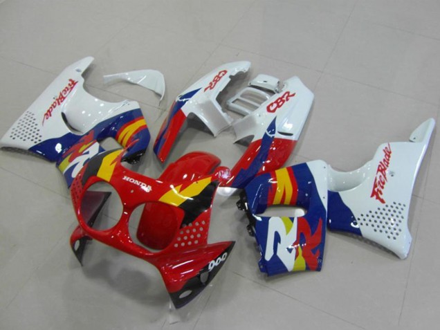 1994-1995 White Red Blue Yellow Honda CBR900RR 893 Motorcycle Fairings Canada