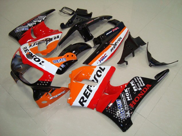 1994-1995 Orange White Red Glossy Black HRC Repsol Honda CBR900RR 893 Motorcycle Fairings Canada