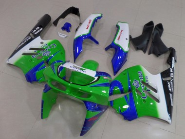 1994-1997 White Blue Green Black Corona Extra Kawasaki ZX9R Motorcycle Fairings Canada