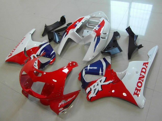 1996-1997 White Red Blue Honda CBR900RR 893 Motorcycle Fairings Canada