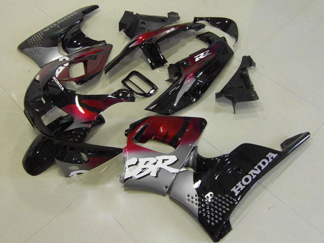 1996-1997 Silver Maroon Red Glossy Black Honda CBR900RR 893 Motorcycle Fairings Canada