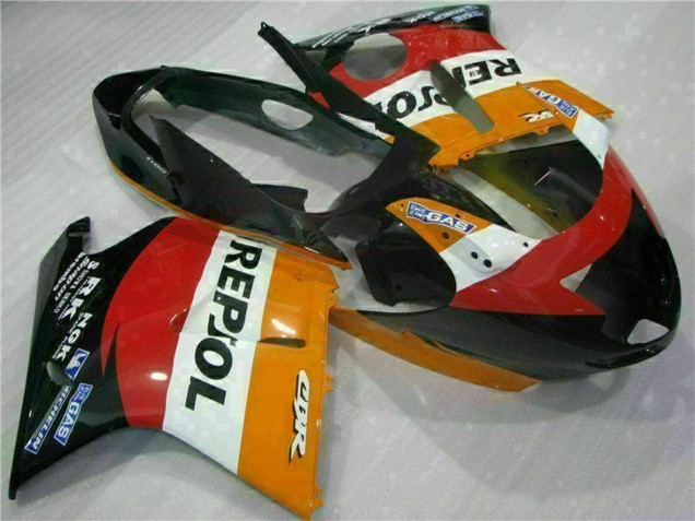 1996-2007 Orange White Red Glossy Black Repsol Honda CBR1100XX Motorcycle Fairing Canada