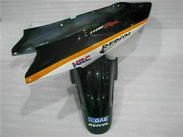 1996-2007 Orange White Red Glossy Black Repsol Honda CBR1100XX Motorcycle Fairing Canada