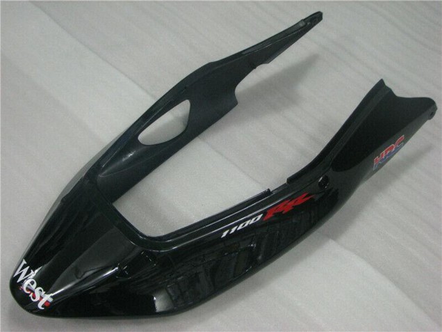 1996-2007 Glossy Black White West Honda CBR1100XX Motorcycle Fairings Canada