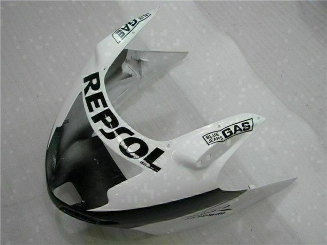 1996-2007 White Glossy Black Repsol Honda CBR1100XX Motorcycle Fairings Canada
