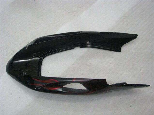 1996-2007 Glossy Black Red Flame Honda CBR1100XX Abs Motorcycle Fairings Canada