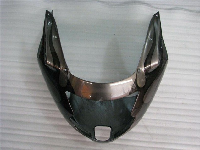 1996-2007 Glossy Black Silver Flame Honda CBR1100XX Motorcycle Fairings Canada