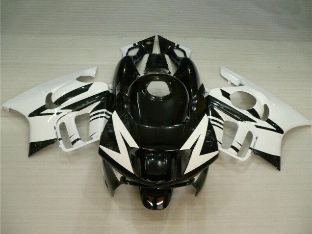 1995-1996 White Glossy Black Honda CBR600 F3 Motorcycle Fairings Canada