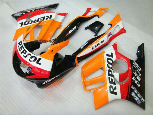 1995-1996 Orange White Red Glossy Black Repsol Honda CBR600 F3 Motorcycle Fairing Canada