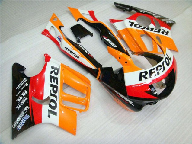 1995-1996 Orange White Red Glossy Black Repsol Honda CBR600 F3 Motorcycle Fairing Canada