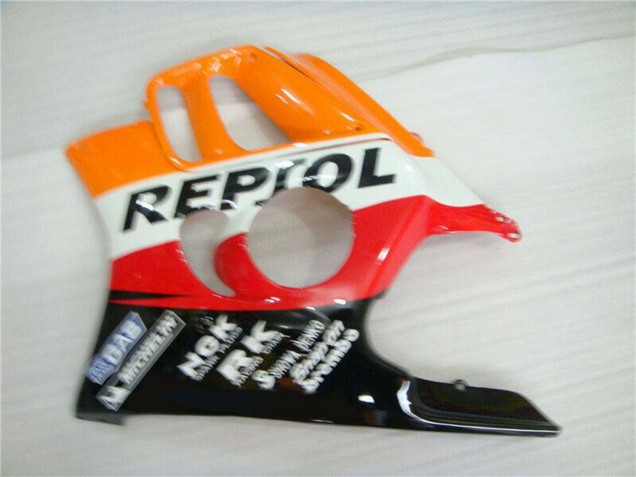 1995-1996 Orange White Red Glossy Black Repsol Honda CBR600 F3 Motorcycle Fairing Canada