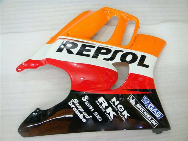 1995-1996 Orange White Red Glossy Black Repsol Honda CBR600 F3 Motorcycle Fairing Canada