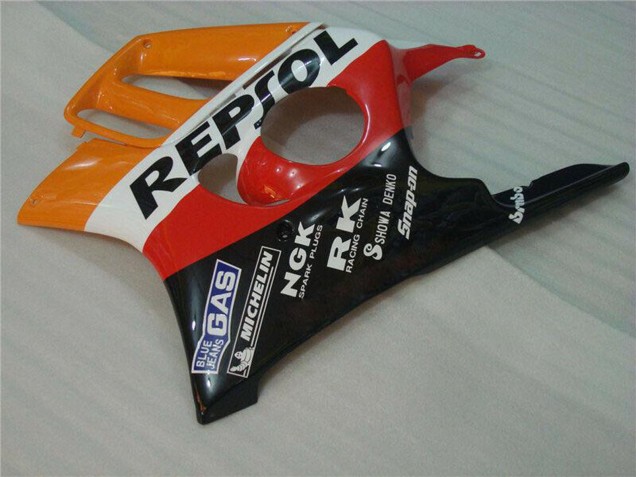 1995-1996 Orange White Red Glossy Black Repsol Honda CBR600 F3 Motorcycle Fairings Canada