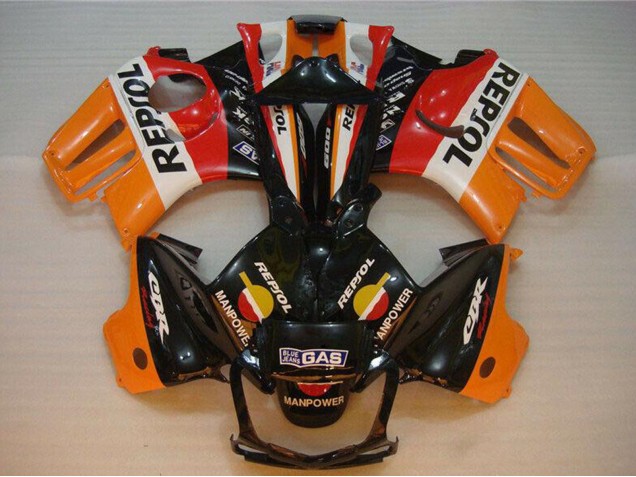 1995-1996 Orange White Red Glossy Black Repsol Honda CBR600 F3 Motorcycle Fairings Canada