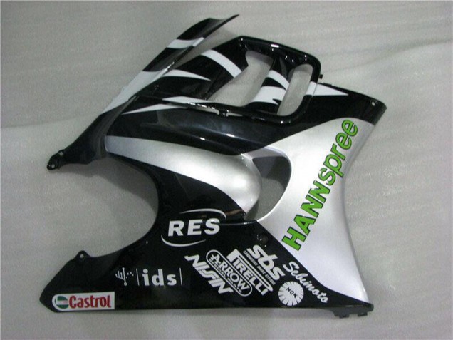 1995-1996 White Silver Green Hannspree Honda CBR600 F3 Motorcycle Fairings Canada
