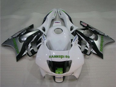 1995-1996 White Silver Green Hannspree Honda CBR600 F3 Motorcycle Fairings Canada