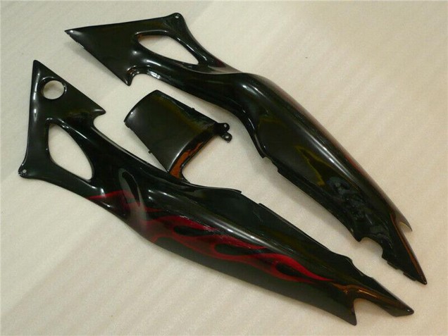 1995-1996 Glossy Black Red Flame Honda CBR600 F3 Motorcycle Fairings Canada