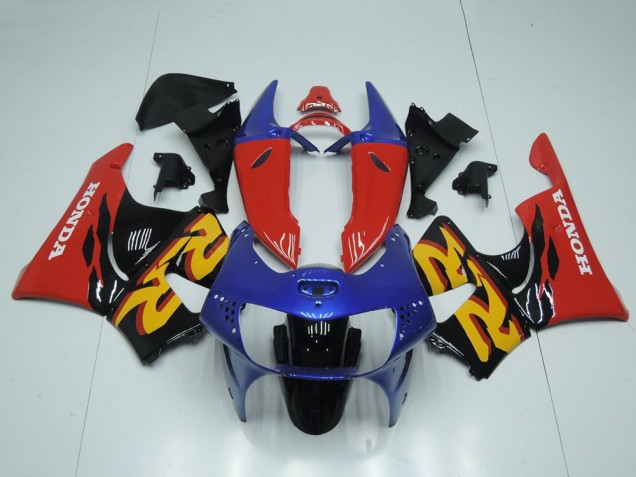 1998-1999 Red Blue Glossy Black Honda CBR900RR 919 Motorcycle Fairing Canada