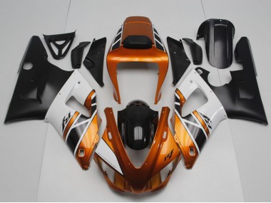 1998-1999 Orange Gold Grey White Black Yamaha YZF R1 Motorcycle Fairings Canada