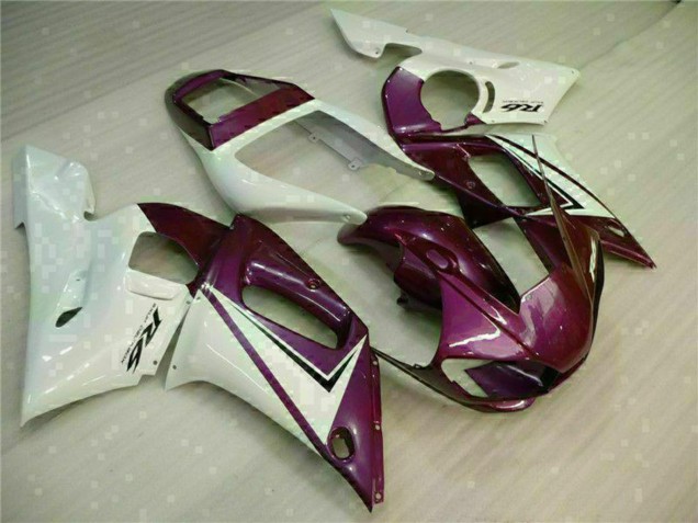 1998-2002 White Purple Yamaha YZF R6 Motorcycle Fairings Canada