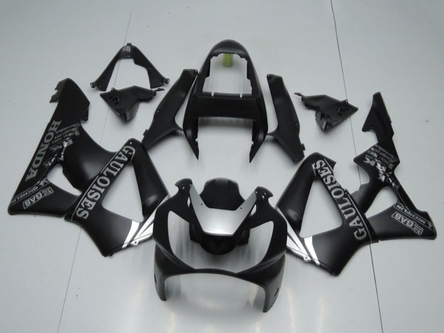 2000-2001 Matte Black Silver Cauloises Honda CBR900RR 929 Motorcycle Fairings Canada