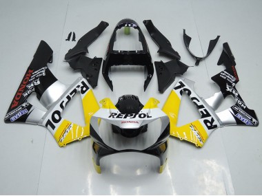 2000-2001 Yellow Silver Glossy Black Repsol Honda CBR900RR 929 Motorcycle Fairing Canada