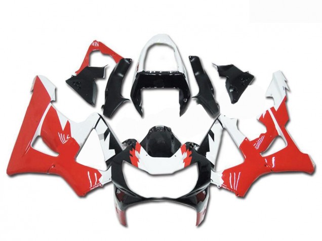 2000-2001 White Red Glossy Black Honda CBR900RR 929RR Motorcycle Fairings Canada