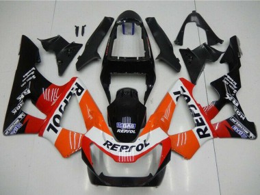 2000-2001 Orange White Red Glossy Black Repsol Honda CBR900RR 929RR Motorcycle Fairings Canada