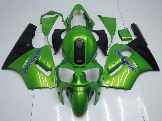 2000-2001 Green Black Blue Kawasaki ZX12R Motorcycle Fairings Canada