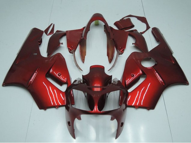 2000-2001 Candy Red Kawasaki ZX12R Motorcycle Fairing Canada