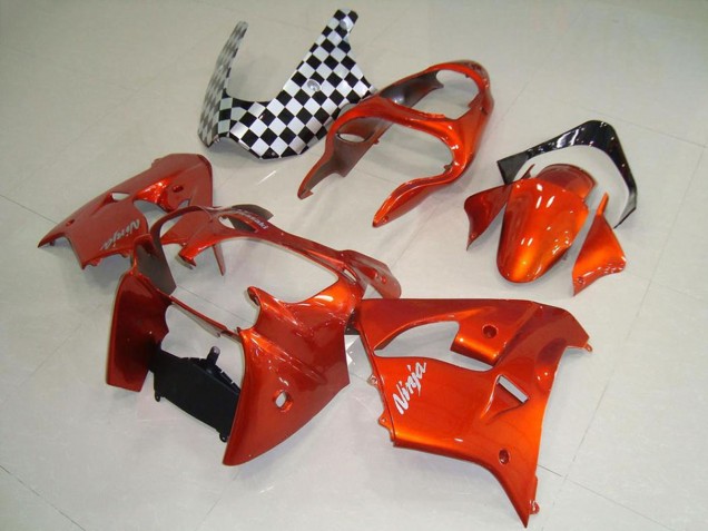 2000-2001 Orange Kawasaki ZX9R Motorcycle Fairings Canada