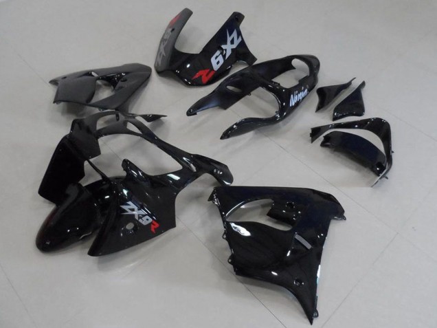 2000-2001 Glossy Black Kawasaki ZX9R Motorcycle Fairing Canada