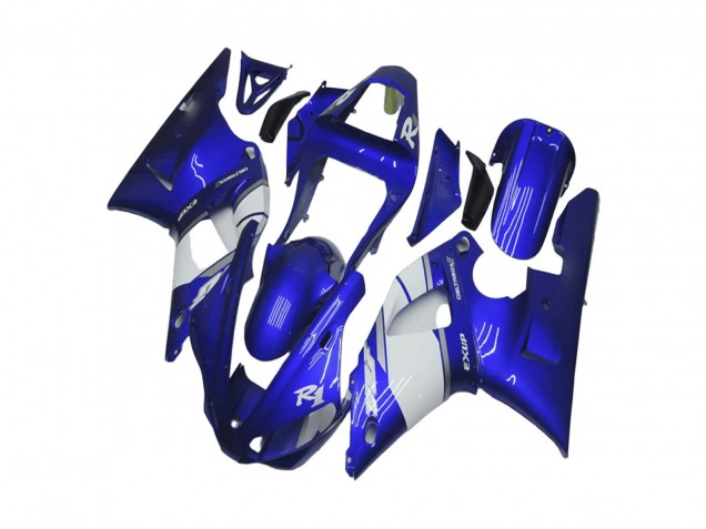2000-2001 Blue White Yamaha YZF R1 Motorcycle Fairing Canada
