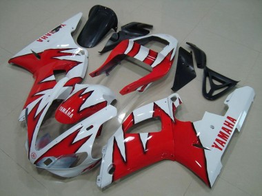 2000-2001 White Red Yamaha YZF R1 Motorcycle Fairings Canada