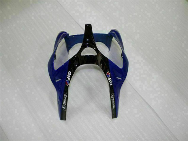 2000-2002 Blue Glossy Black Elf Bridgestone Kawasaki ZX6R Motorcycle Fairings Canada