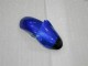 2000-2002 Blue Glossy Black Elf Bridgestone Kawasaki ZX6R Motorcycle Fairings Canada