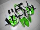 2000-2002 Green White Black Kawasaki ZX6R Motorcycle Fairing Kits Canada