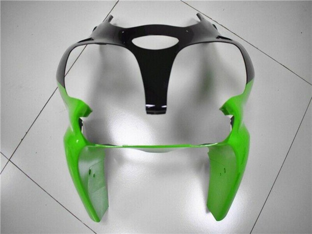 2000-2002 Green White Black Kawasaki ZX6R Motorcycle Fairing Kits Canada