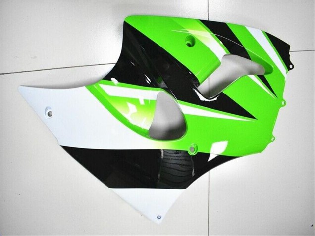 2000-2002 Green White Black Kawasaki ZX6R Motorcycle Fairing Kits Canada