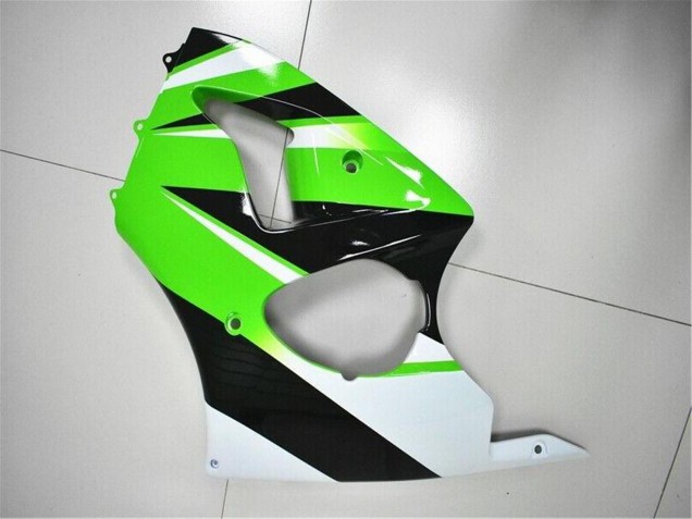 2000-2002 Green White Black Kawasaki ZX6R Motorcycle Fairing Kits Canada