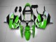 2000-2002 Green White Black Kawasaki ZX6R Motorcycle Fairing Kits Canada