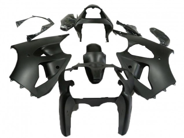 2000-2002 Matte Black Kawasaki ZX6R Motorcycle Fairings Canada